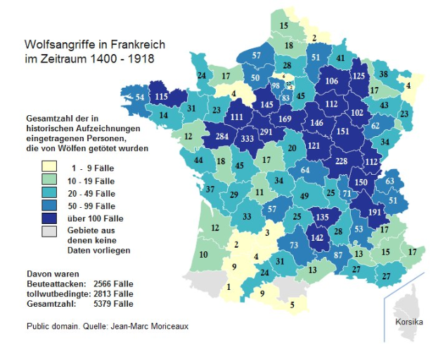 Eine Deutschlandkarte mit farbigen Regionen, die die Bevölkerungsdichte in Frankfurt anzeigen, begleitet von erklärendem Text auf der linken Seite.