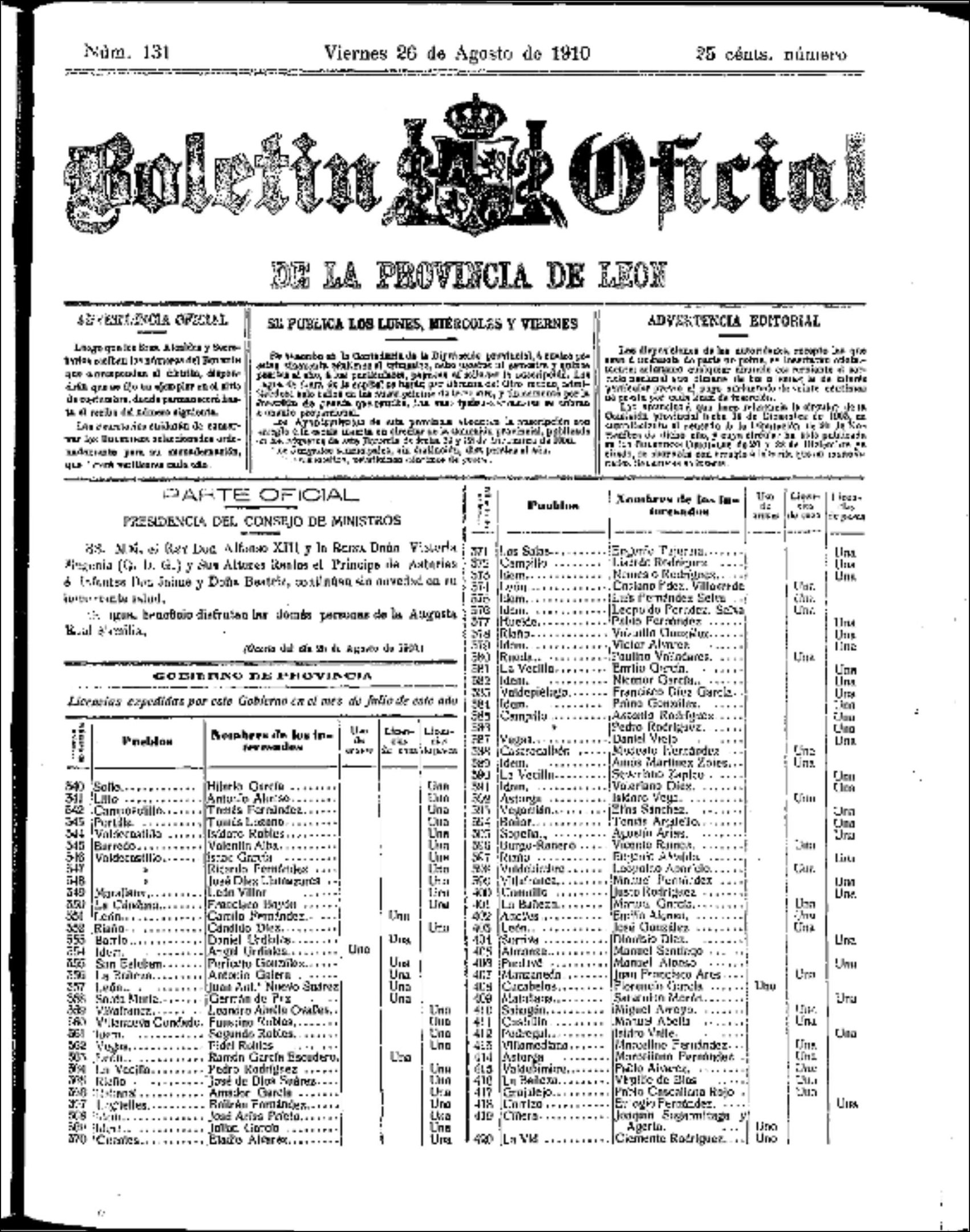 Schwarzes und weißes Foto einer Zeitungsseite mit einer Liste von Elementen, Text und einem Logo, das eine redaktionelle Gestaltung anzeigt.